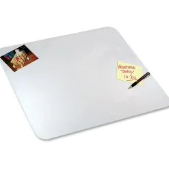 Artistic™ Eco-Clear™ Desk Pad With Antimicrobial  Protection, 19"H x 24"W, Frosted Clear