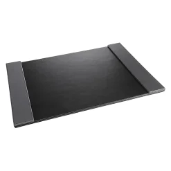 Artistic™ Leatherette Desk Pad With Fold-Out Side Rails, 24