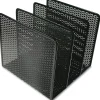 Artistic Urban Collection Punched Metal File Sorter - 3 Compartment(s) - Compartment Size : 3" - 7.25"x8"x 8" Depth - ART20009