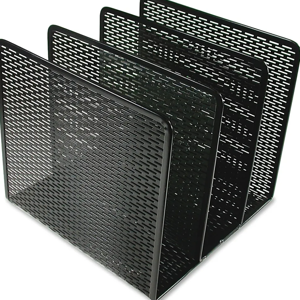 Artistic Urban Collection Punched Metal File Sorter - 3 Compartment(s) - Compartment Size : 3" - 7.25"x8"x 8" Depth - ART20009