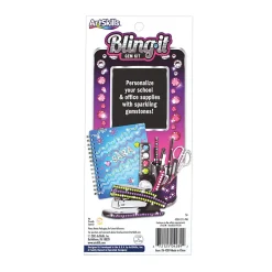Artskills® Bling-It Gem Kit, 10"H x 4 1/2"W x 1/4"D, Assorted Colors