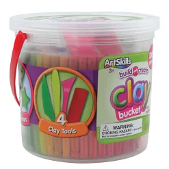 Artskills® Clay Bucket, Assorted Colors