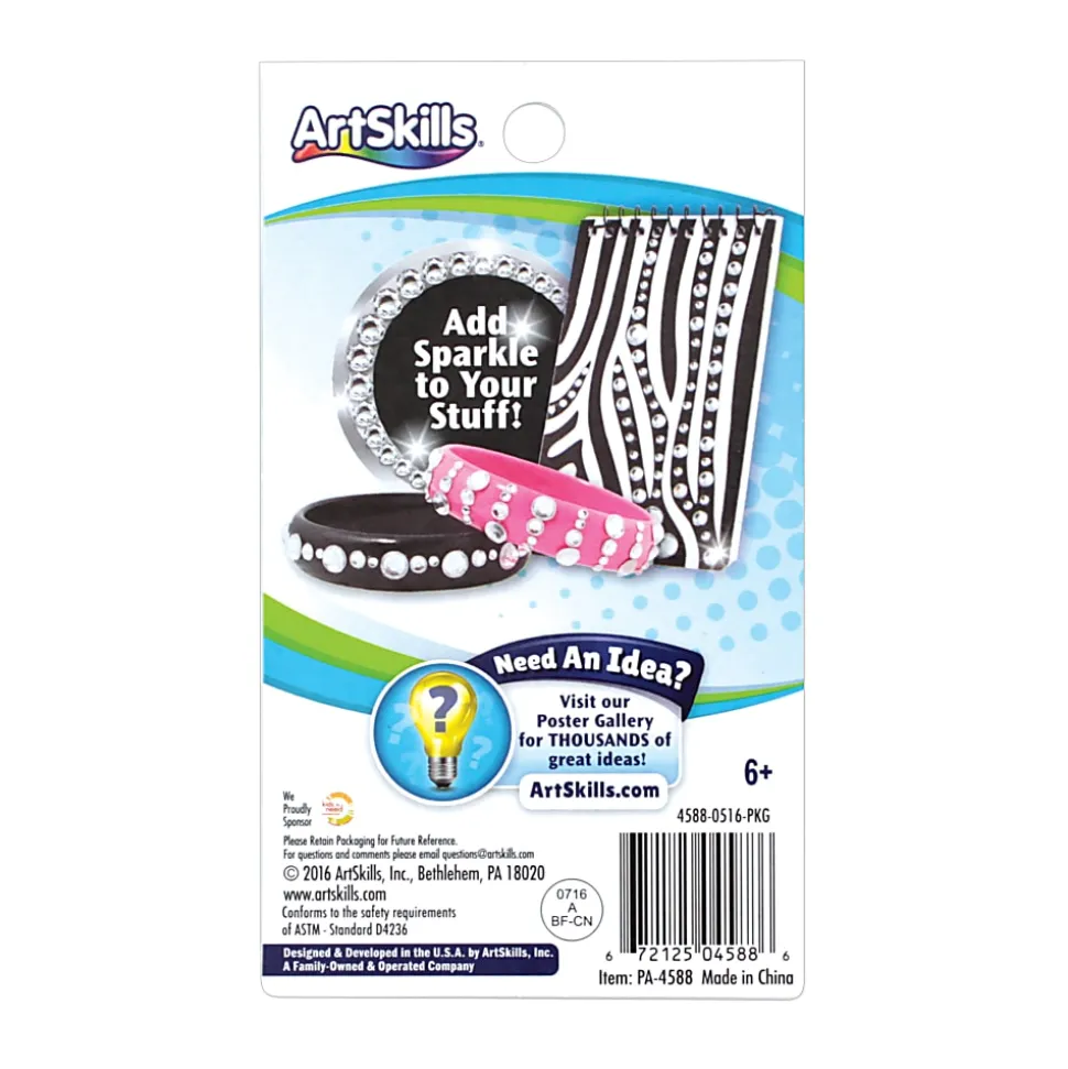 Artskills® Clear Self-Stick Gems, Small, Pack Of 66