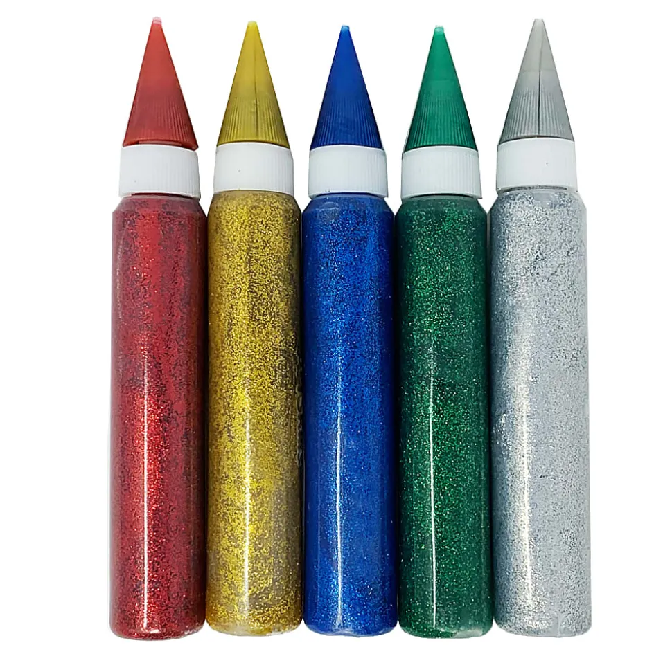 ArtSkills® Jumbo Glitter Glue, Assorted Classic Colors, Pack of 5