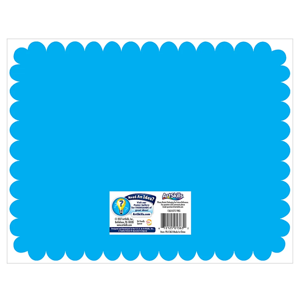 ArtSkills® Poster Board Pre-Cut Shapes, 11 1/2" x 14", Pack Of 5