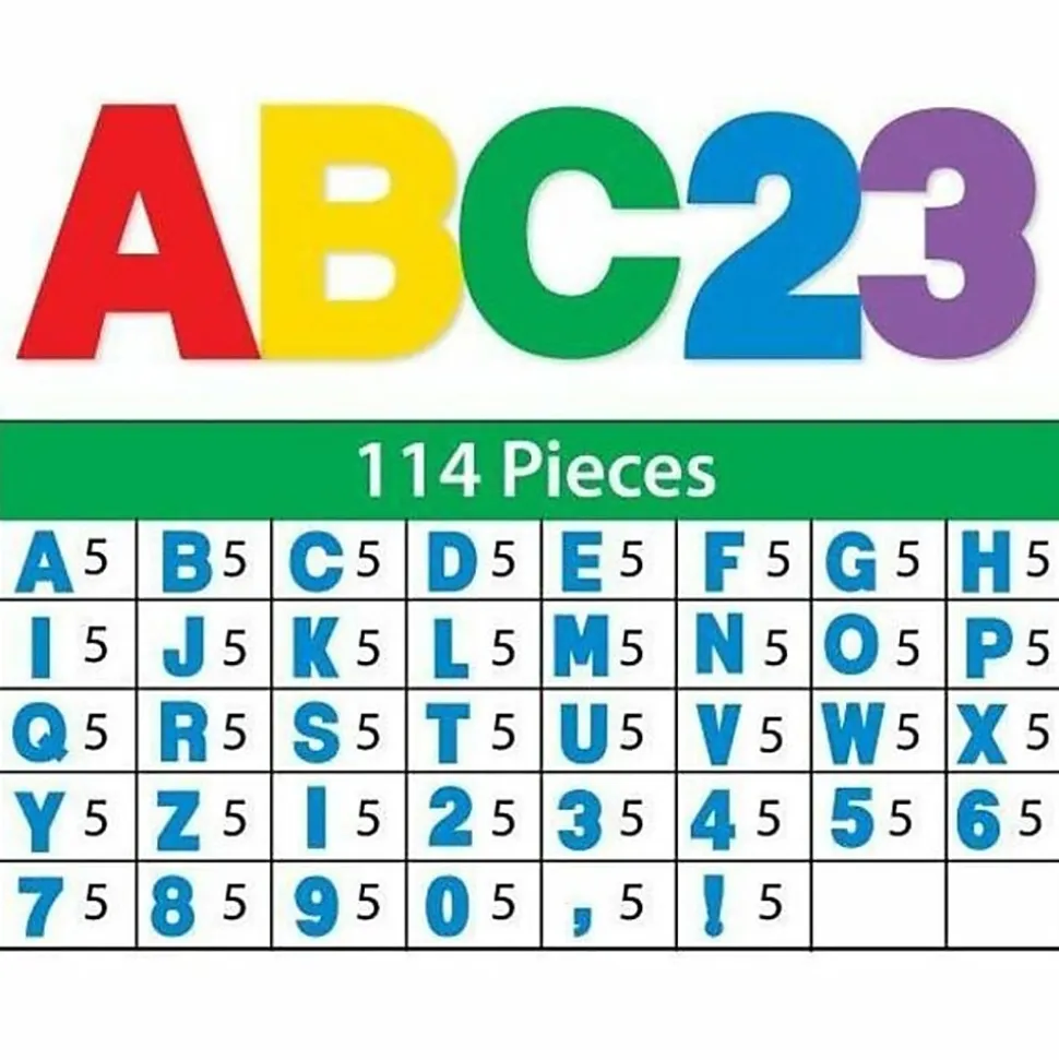 ArtSkills® Quick Letters, 4", Assorted Classic Colors, Pack Of 180