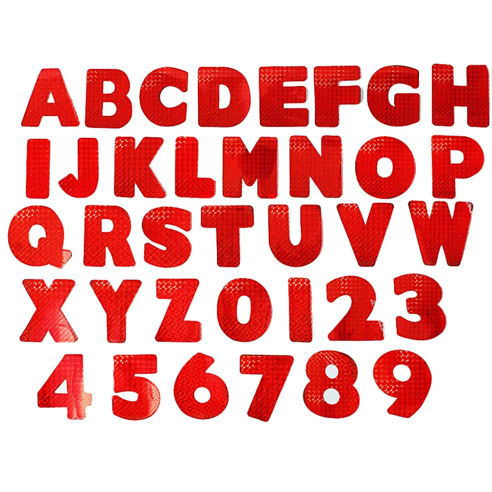 ArtSkills® Quick Letters, 4", Assorted Holographic Colors, Pack Of 108