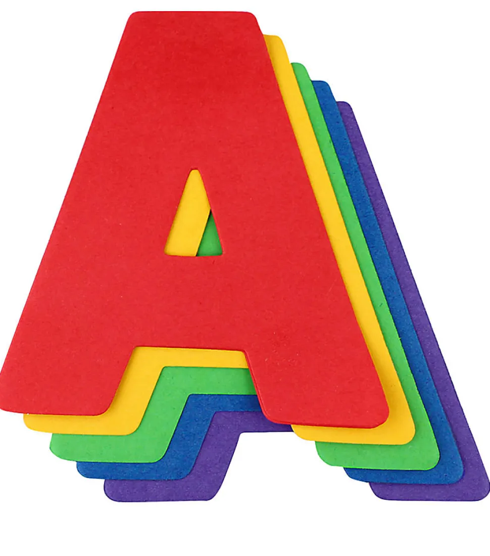 ArtSkills® Quick Letters, 2 1/2", Assorted Colors, Pack Of 310
