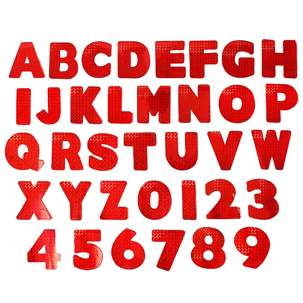 ArtSkills® 100% Recycled Quick Letters, 2", Assorted Holographic Colors, Pack Of 216