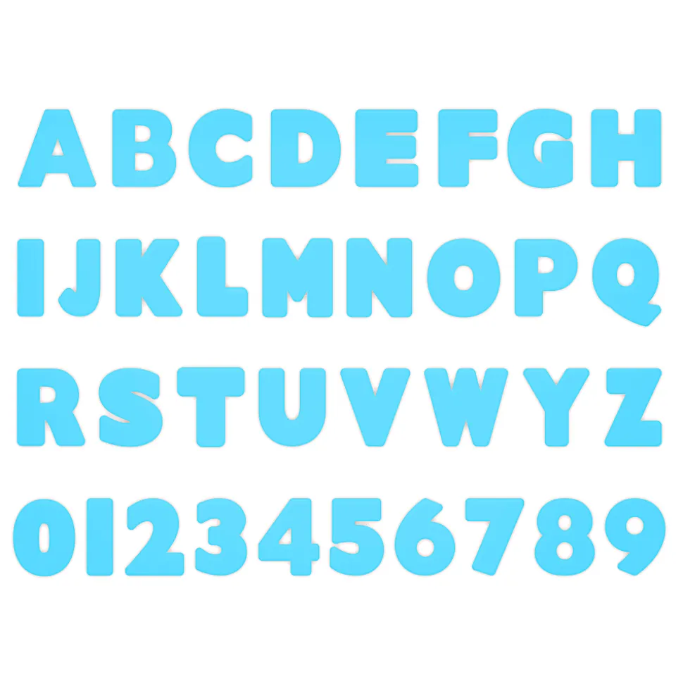 ArtSkills® 100% Recycled Quick Letters, 4", Assorted Colors, Pack Of 180