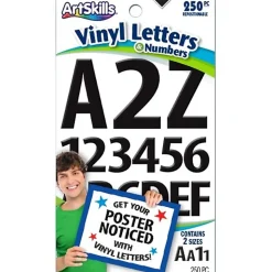 ArtSkills® Vinyl Letters, Black, Pack of 250