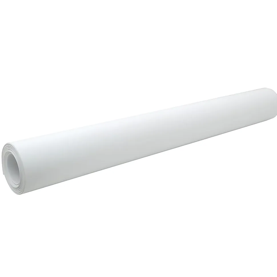 Art Street Art & Easel Roll, White, 18" X 50', Pack Of 3 Rolls