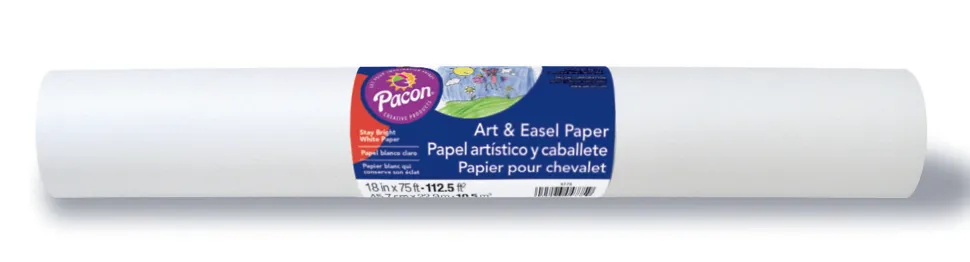 Art Street® Art Paper Roll, 18" x 75', White