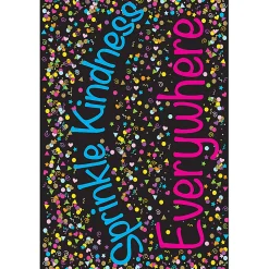 Ashley Smart Poly Computer Mouse Pad, 8" x 10", Sprinkle Kindness Everywhere, Pack Of 6 Mouse Pads
