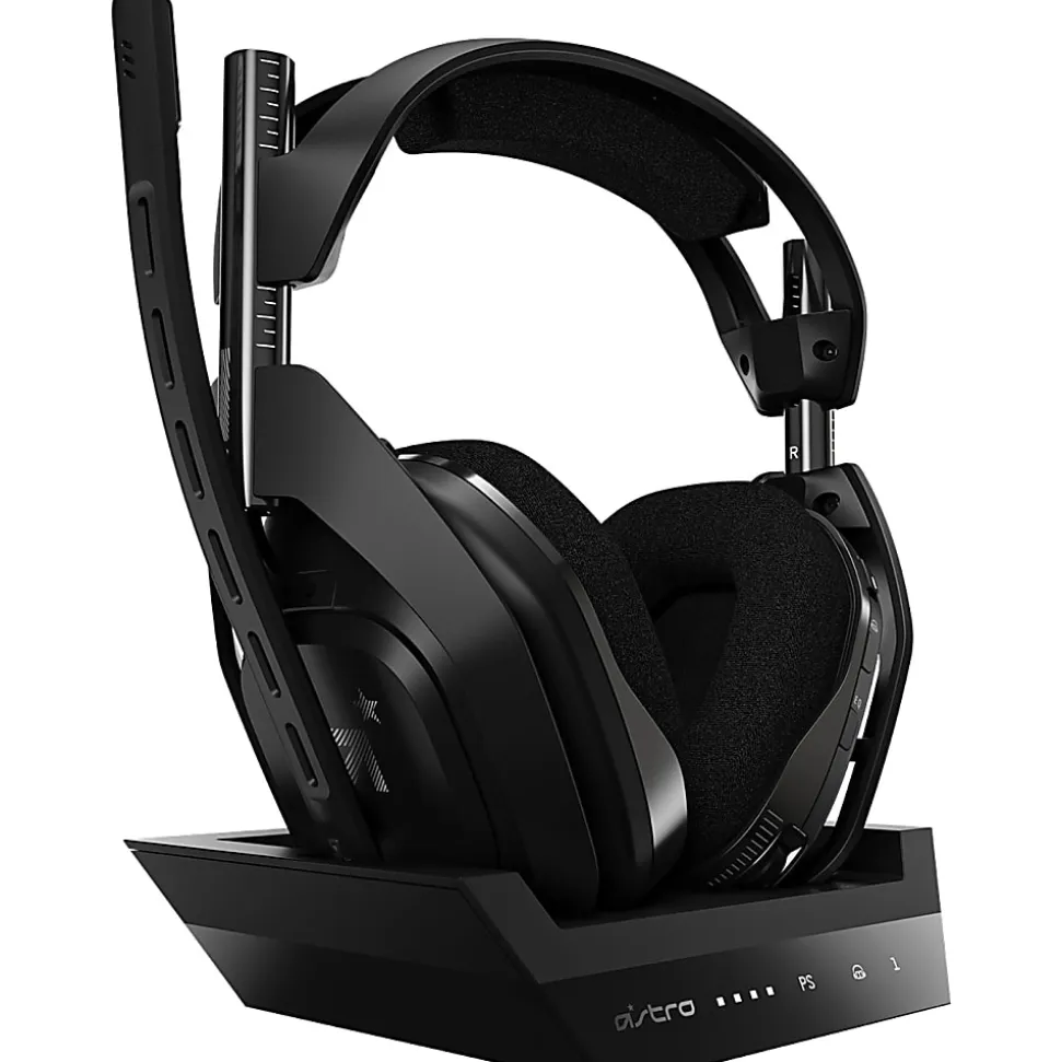 Astro A50 Wireless Headset with Lithium-Ion Battery - Stereo - Wireless - 30 ft - 20 Hz to 20 kHz - Ove - 939001673