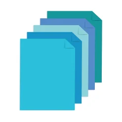 Astrobrights Color Laser Paper, Galactic Blues Assortment, Letter (8-1/2
