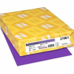 Astrobrights® Color Multi-Use Printer & Copy Paper, 1 Ream, Gravity Grape, Letter (8.5
