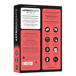 Astrobrights® Color Multi-Use Printer & Copy Paper, 1 Ream, Rocket Red, Letter (8.5" x 11"), 500 Sheets Per Ream, 24 Lb, 94 Brightness