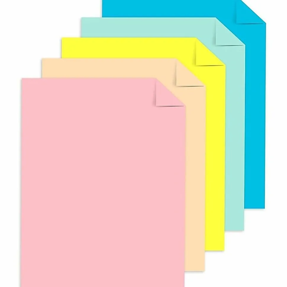 Astrobrights® Color Multi-Use Printer & Copy Paper, 1 Ream, Assorted Colors, Letter (8.5" x 11"), 500 Sheets Per Ream, 24 Lb, 94 Brightness