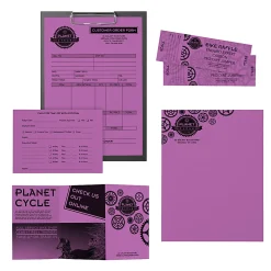 Astrobrights® Color Multi-Use Printer & Copy Paper, 1 Ream, Planetary Purple, Letter (8.5