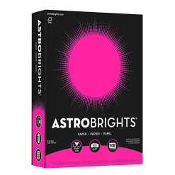 Astrobrights® Color Multi-Use Printer & Copy Paper, 1 Ream, Outrageous Orchid, Letter (8.5