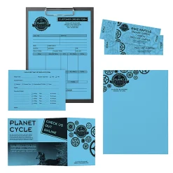 Astrobrights® Color Multi-Use Printer & Copy Paper, 1 Ream, Lunar Blue, Letter (8.5