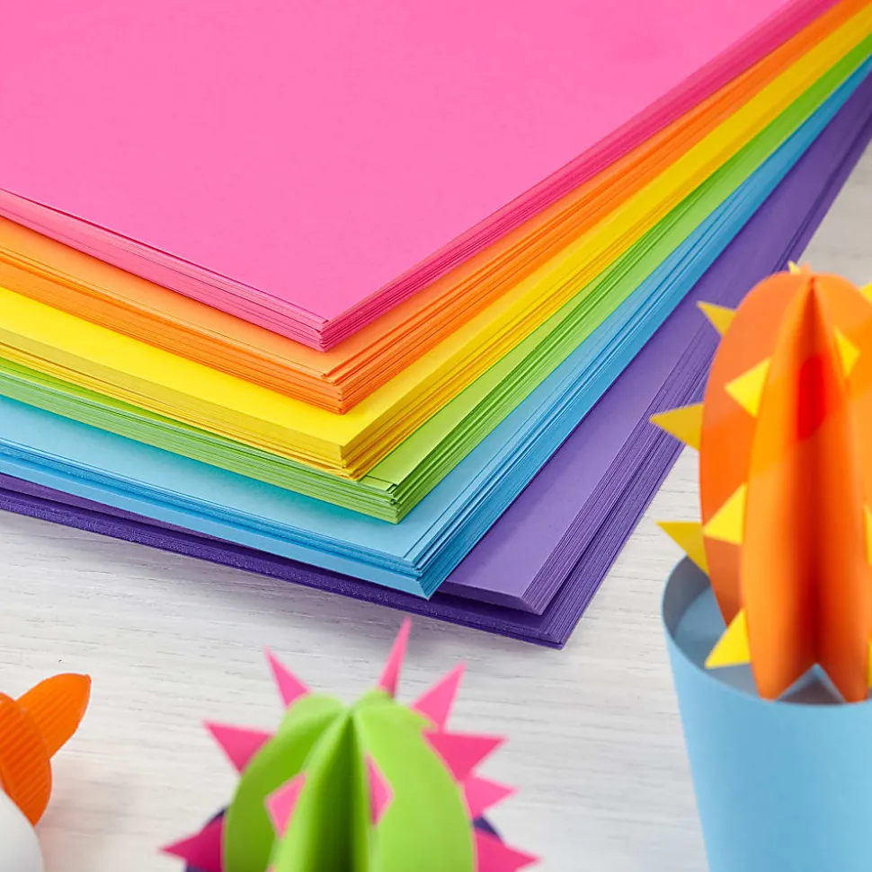 Astrobrights Color Paper, Fiesta Assortment, Letter (8-1/2" x 11"), 300 Sheets Per Ream, 24 Lb, 96 Brightness