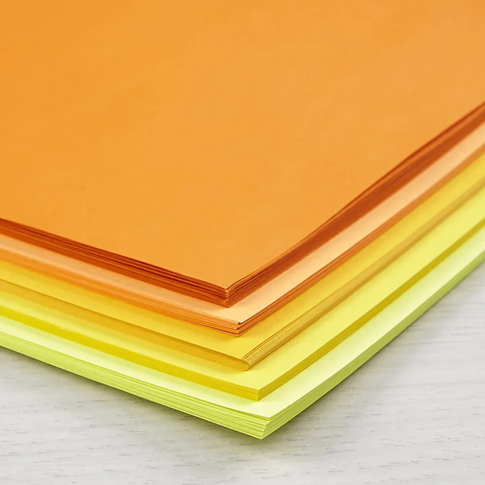 Astrobrights Color Paper, Solar Sparks Assortment, Letter (8-1/2" x 11"), 100 Sheets Per Ream, 24 Lb, 96 Brightness