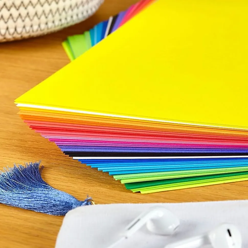 Astrobrights® Smooth Multi-Use Printer & Copy Paper, Assorted Colors, Letter (8.5" x 11"), 200 Sheets Per Pack, 28 Lb, 94 Brightness