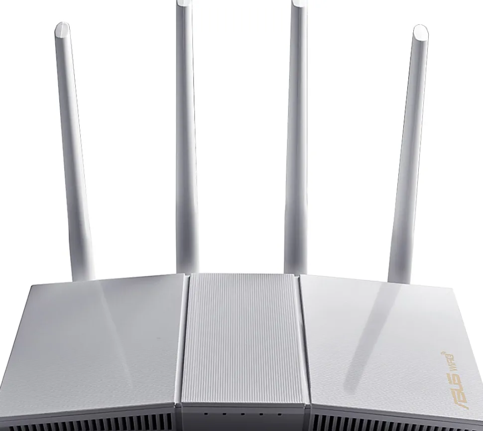 ASUS RT-AX55 AX1800 Dual-Band WiFi-6 Gigabit Router, White