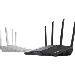 ASUS RT-AX55 AX1800 Dual-Band WiFi-6 Gigabit Router, White