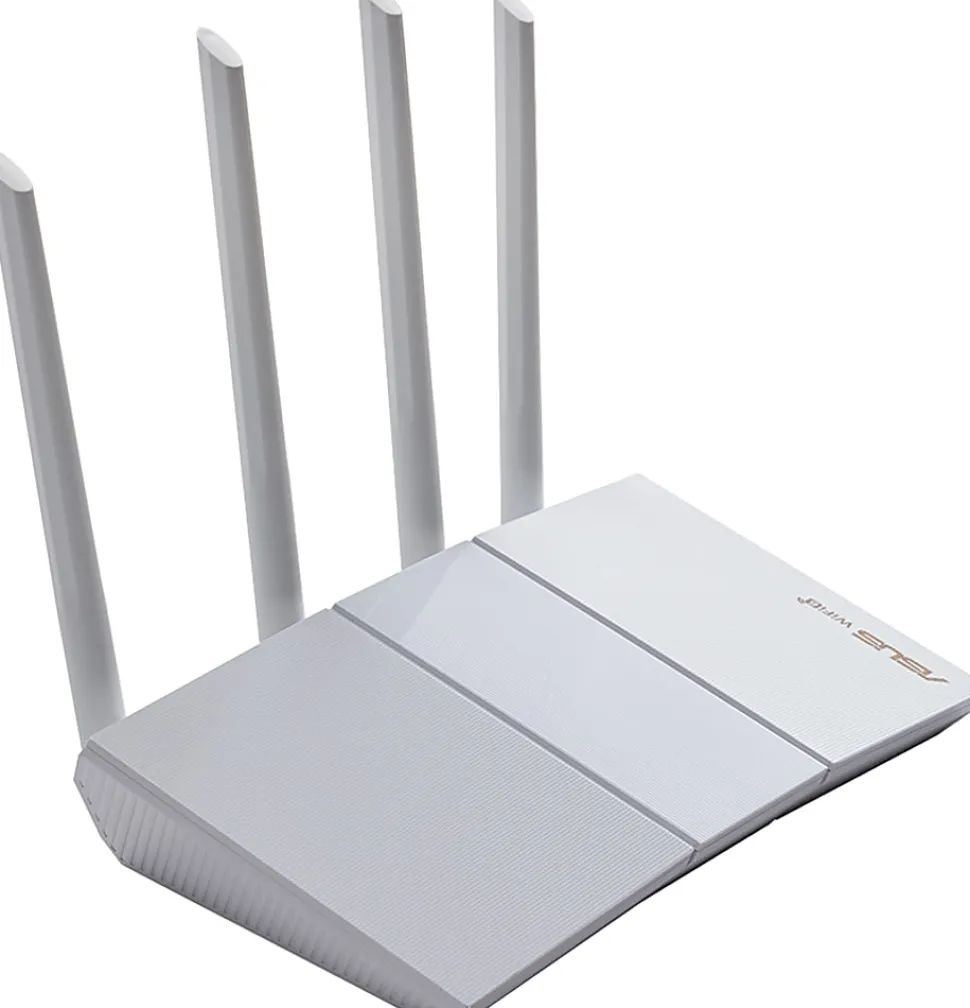 ASUS RT-AX55 AX1800 Dual-Band WiFi-6 Gigabit Router, White