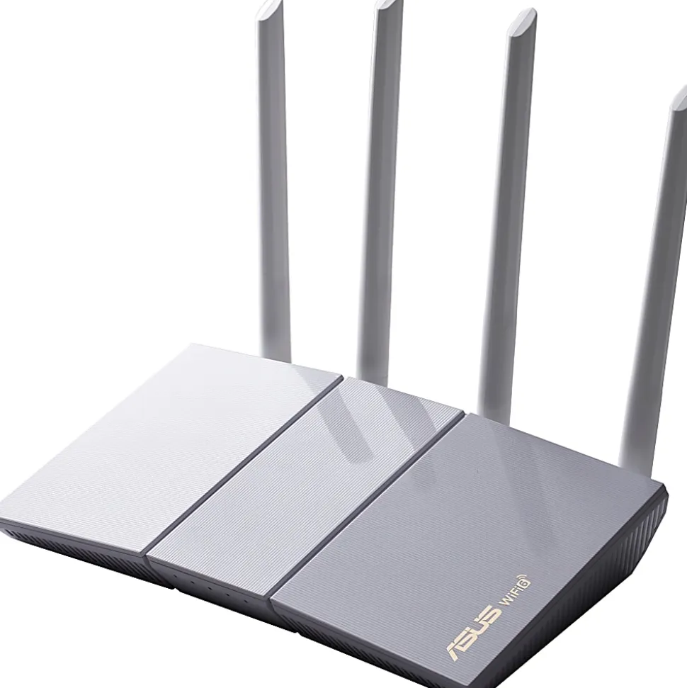 ASUS RT-AX55 AX1800 Dual-Band WiFi-6 Gigabit Router, White
