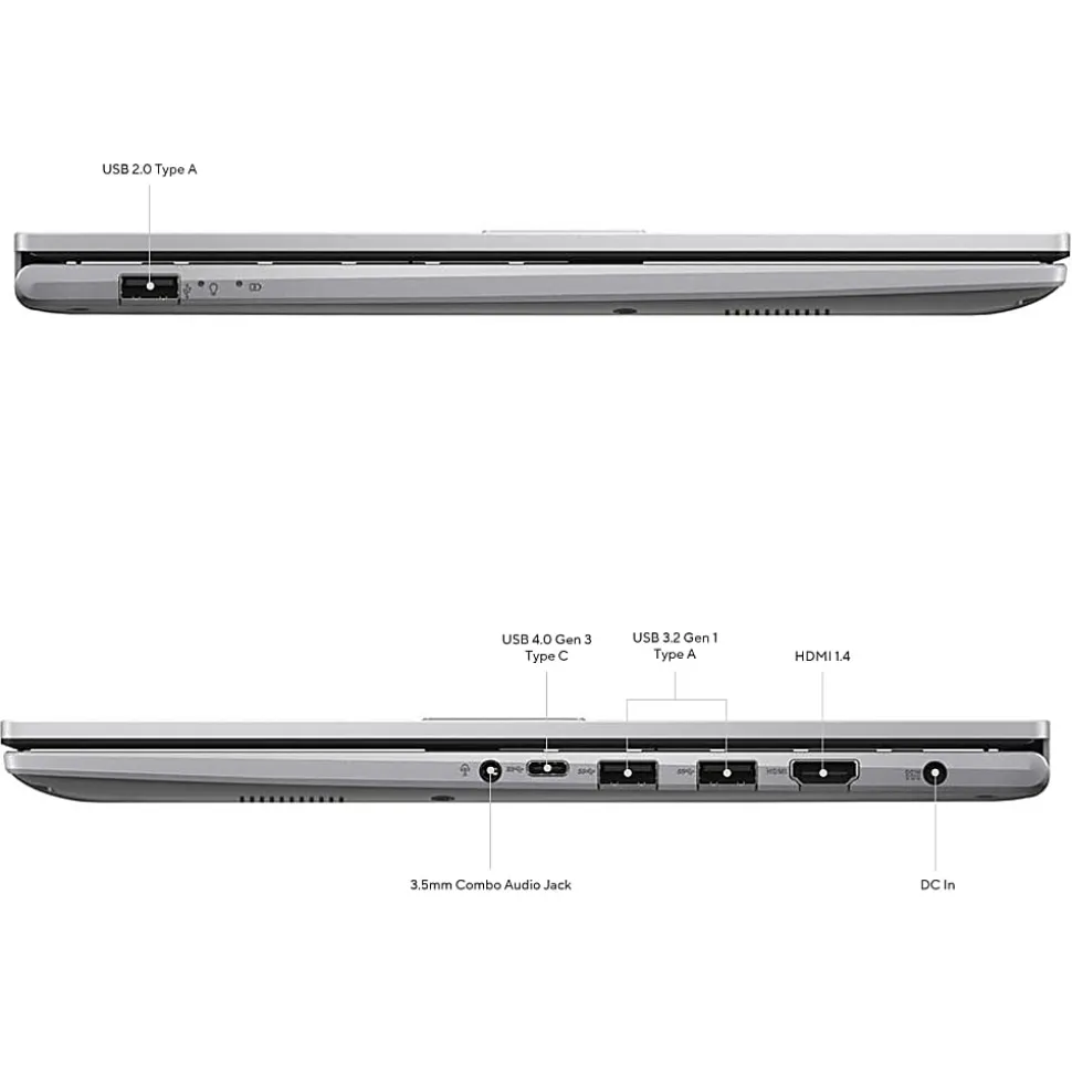 ASUS Vivobook 15 F1504VAP-IS76T Laptop, Open Box, 15.6" Touch Screen, Intel® Core™ 7, 16GB Memory, 512GB Solid State Drive, Wi-Fi 6, Windows 11 Home