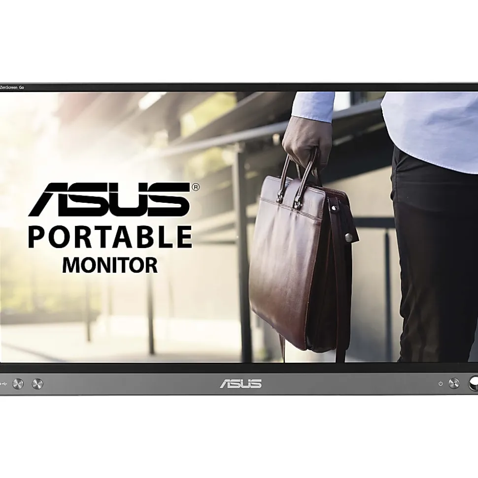 Asus ZenScreen MB16ACE 16" Class Full HD LCD Monitor - 16:9 - Dark Gray - 15.6" Viewable - In-plane Switching (IPS) Technology - MB16ACE