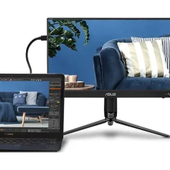 Asus ZenScreen MB16ACV 16" Class LCD Monitor - 16:9 - Silver - 15.6" Viewable - In-plane Switching (IPS) Technology - MB16ACV