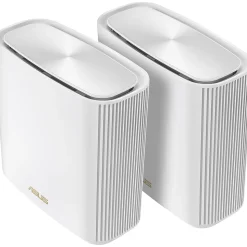 Asus ZenWiFi ET8 ET8 (W-2-PK) Wi-Fi 6 IEEE 802.11ax Wireless Router - 2.40 GHz ISM Band - 5 GHz UNII Band - ET8W2PK