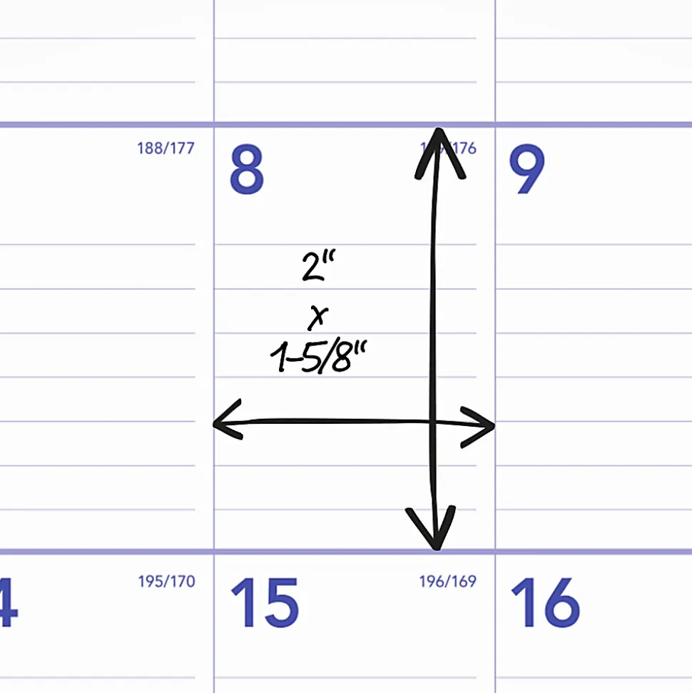 AT-A-GLANCE® Academic 2026-2027 Monthly Wall Calendar, Medium, 15" x 12"