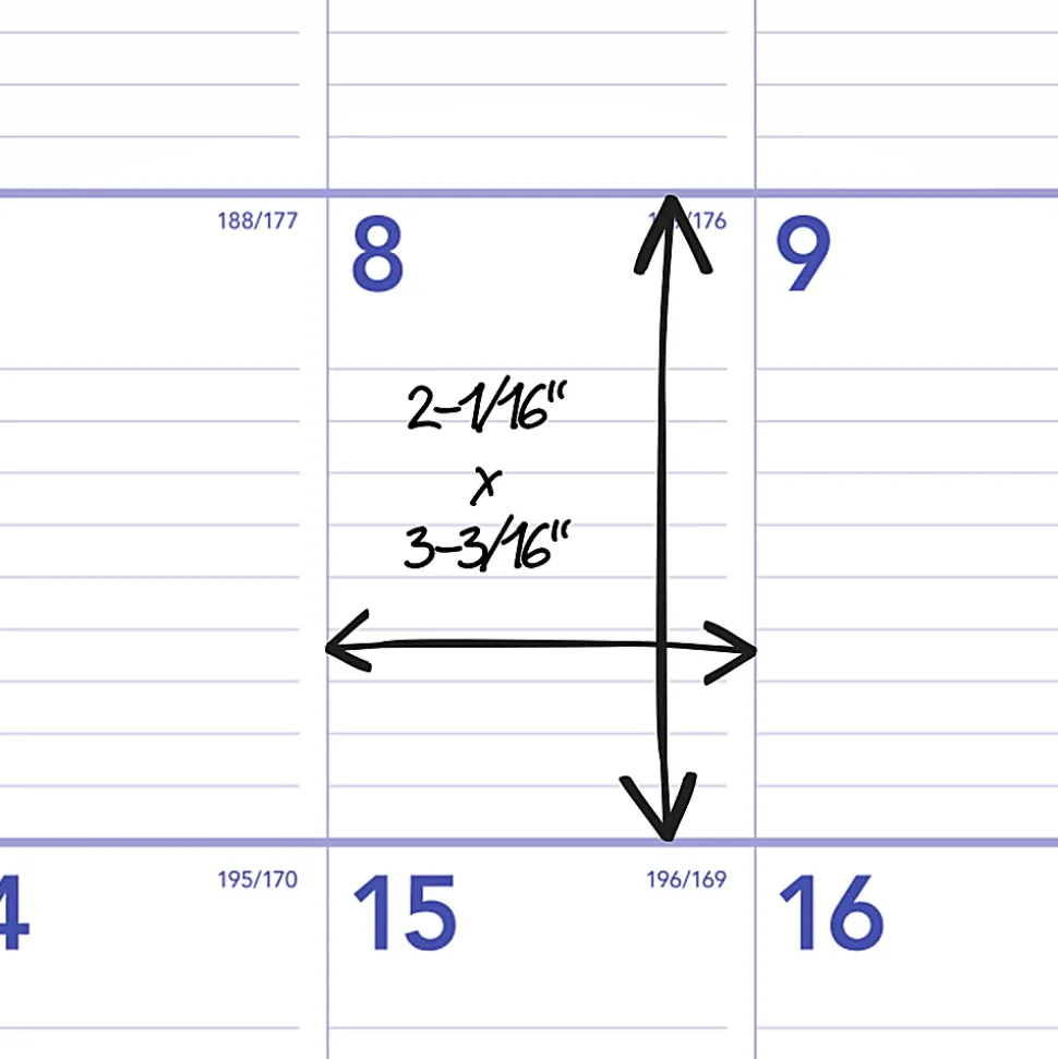AT-A-GLANCE® Academic 2026-2027 Monthly Wall Calendar, Large, 15 1/2" x 22 3/4"