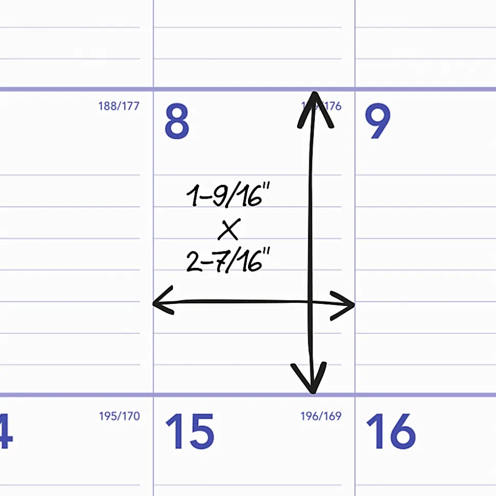 AT-A-GLANCE® Academic 2026-2027 Monthly Wall Calendar, Medium, 12" x 17"
