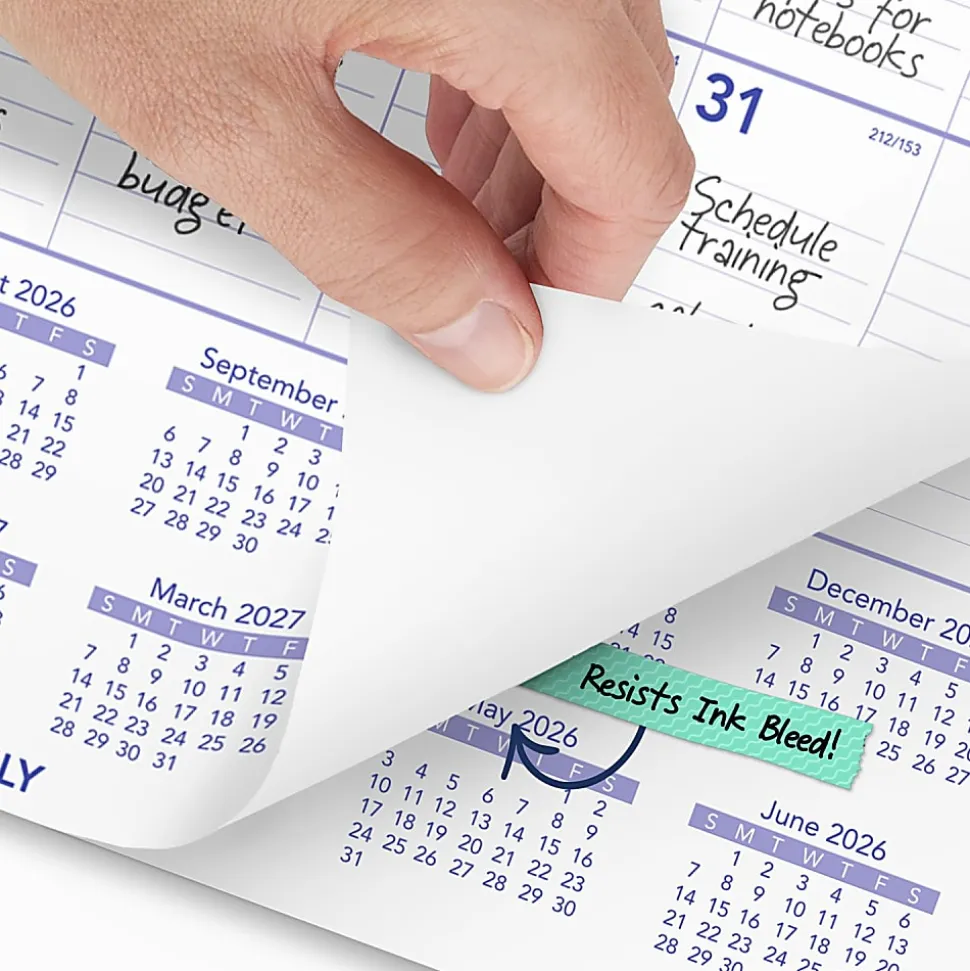 AT-A-GLANCE® Academic 2026-2027 Monthly Wall Calendar, Medium, 12" x 17"