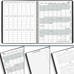 AT-A-GLANCEĀ® Academic 2026-2027 18-Month Monthly Planner, Black, Large, 9" x 11"