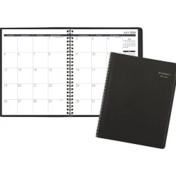 AT-A-GLANCE® Academic 2026-2027 18-Month Monthly Planner, Black, Medium, 7