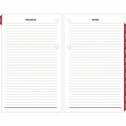 AT-A-GLANCE® Burkhart's Day Counter® 2026 Daily Loose-Leaf Desk Calendar Refill, Large, 4 1/2