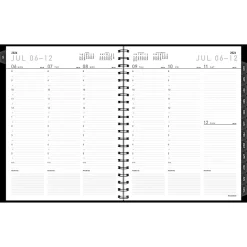 AT-A-GLANCE® Contemporary Academic 2026-2027 Weekly Monthly Planner, Black, Large, 8 1/4