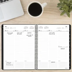 AT-A-GLANCE® Contemporary Lite 2026 Weekly Monthly Planner, Black, Large, 8 1/4