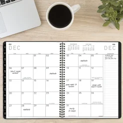 AT-A-GLANCE® Contemporary Lite 2026 Weekly Monthly Planner, Black, Large, 8 1/4