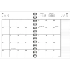 AT-A-GLANCE® Contemporary Lite 2026 Weekly Monthly Planner, Black, Large, 8 1/4