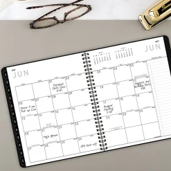 AT-A-GLANCE® Contemporary Lite Academic 2026-2027 Weekly Monthly Planner, Black, Medium, 7