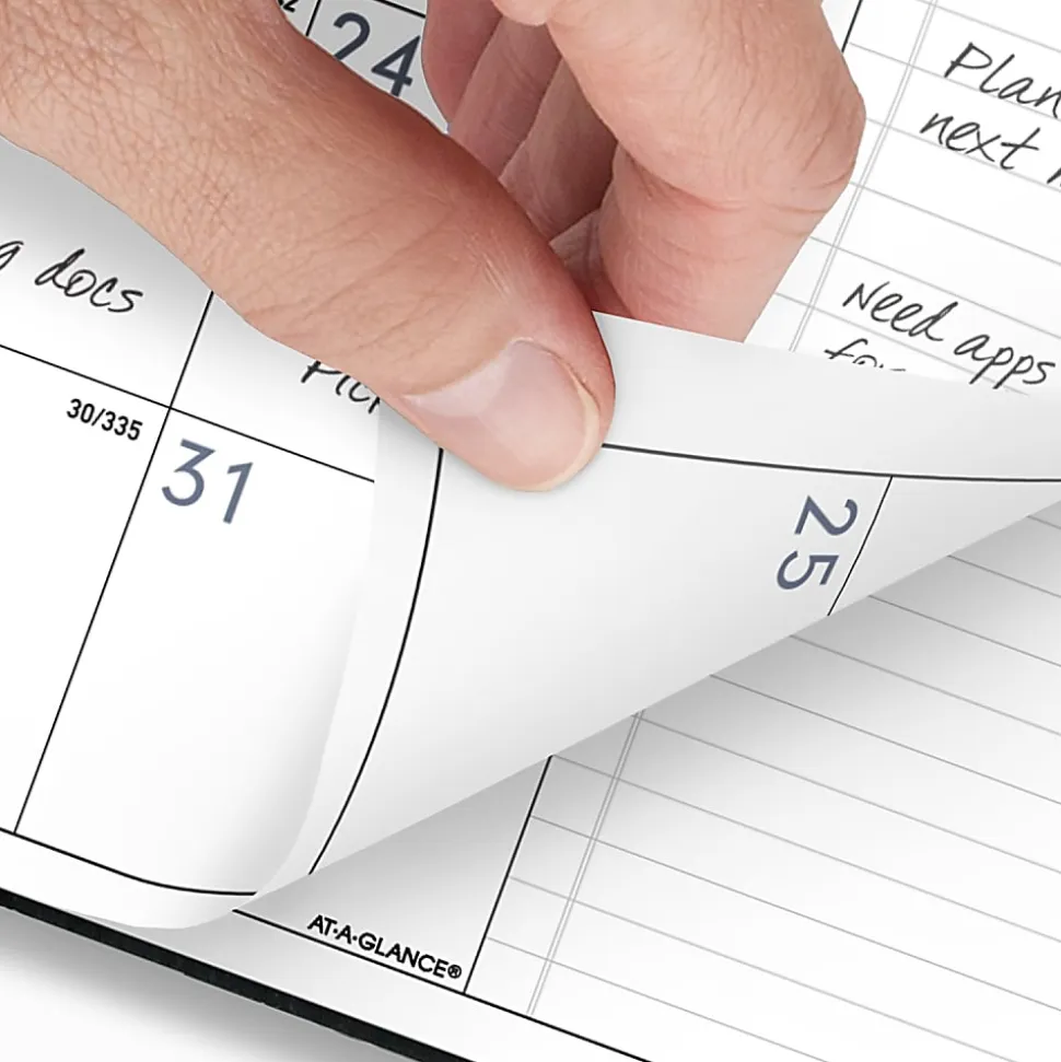 AT-A-GLANCE® Contemporary 2026 Monthly Planner, Black, Large, 9" x 11"